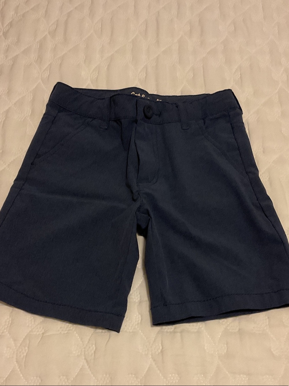 Cat & Jack Navy Blue Kids Flat-Front Shorts
